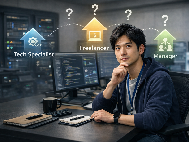 エンジニアのキャリア設計の重要性を示すイメージ