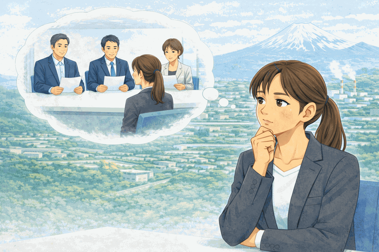 なぜ静岡で働きたいかを考える求職者