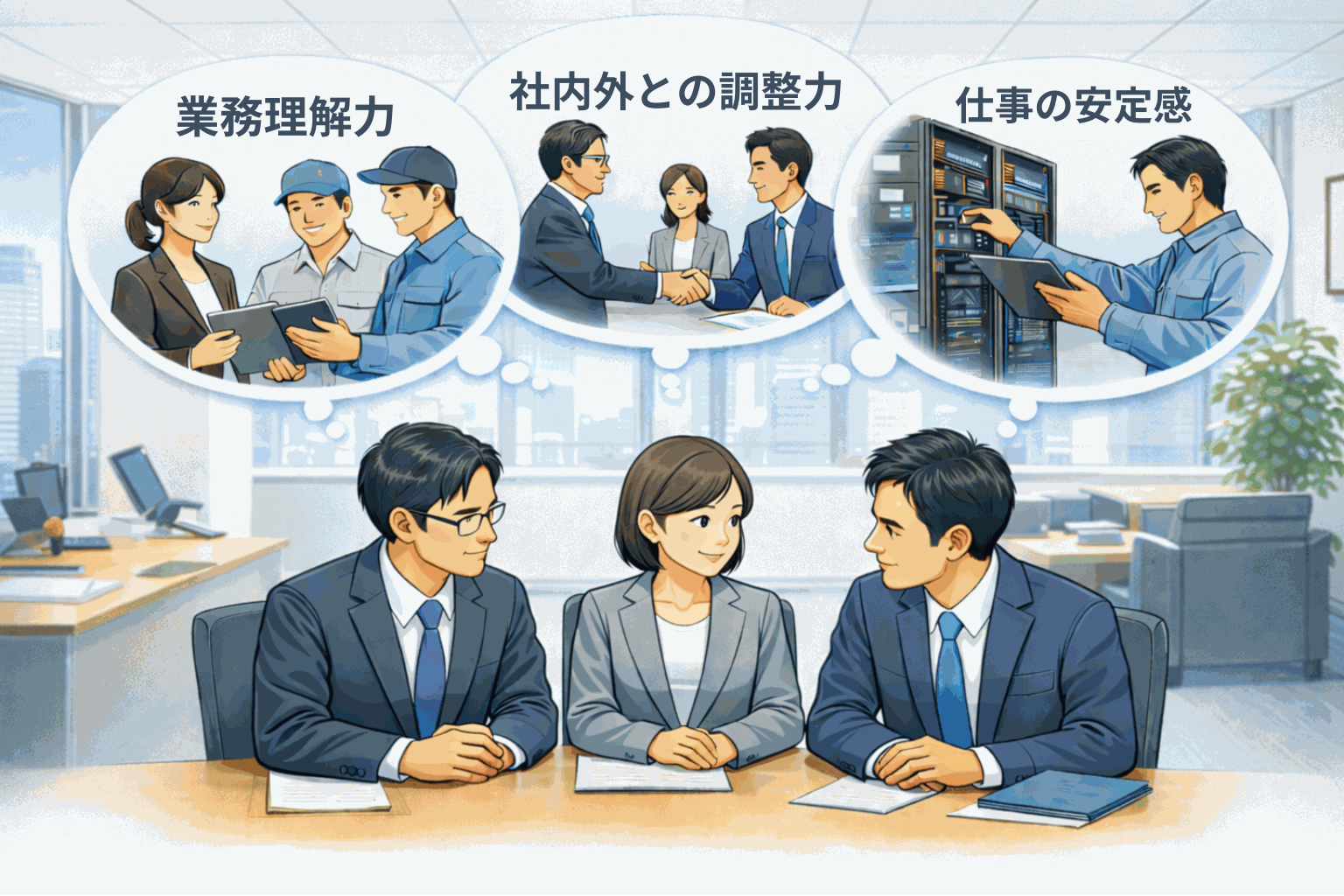 地方IT企業で評価されるエンジニア像のイメージ